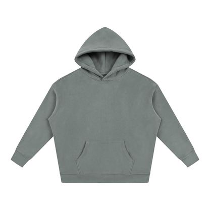 Unisex Oversize Fleeced Hoodie in light gray