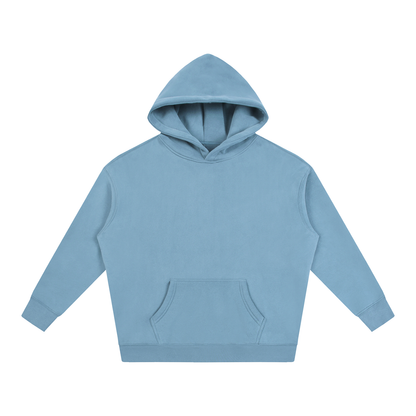 Unisex Oversize Fleeced Hoodie in medium blue