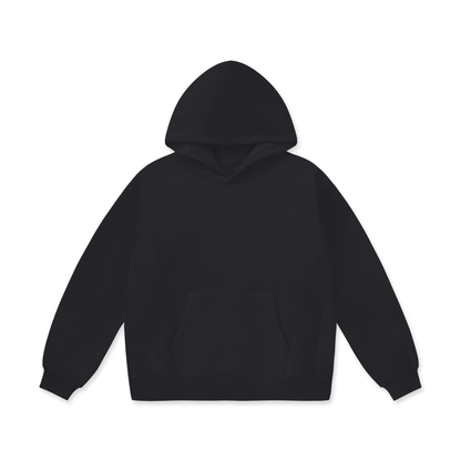 Unisex Oversize Heavyweight Fleece Hoodie in black beauty