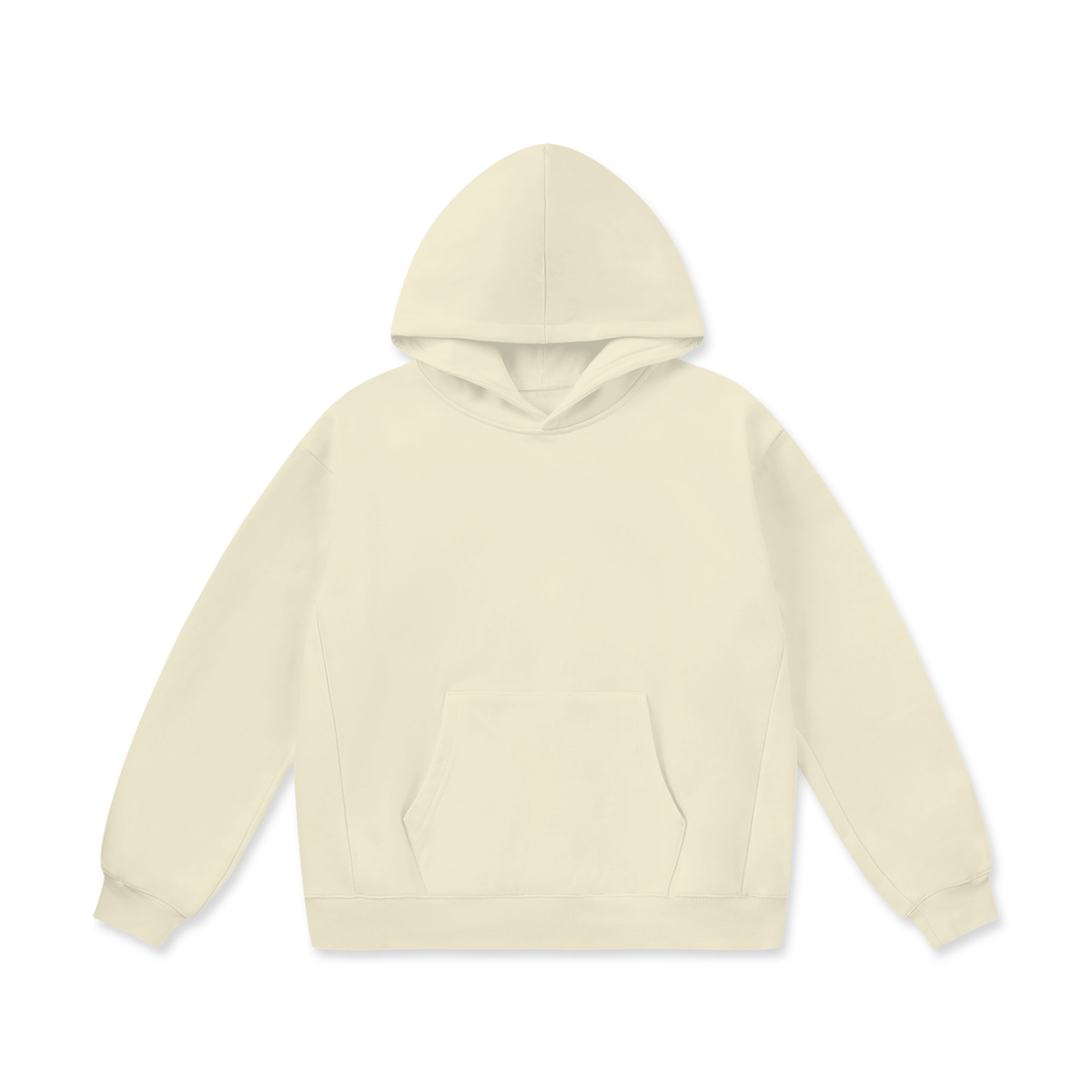 Unisex Oversize Heavyweight Fleece Hoodie in bone