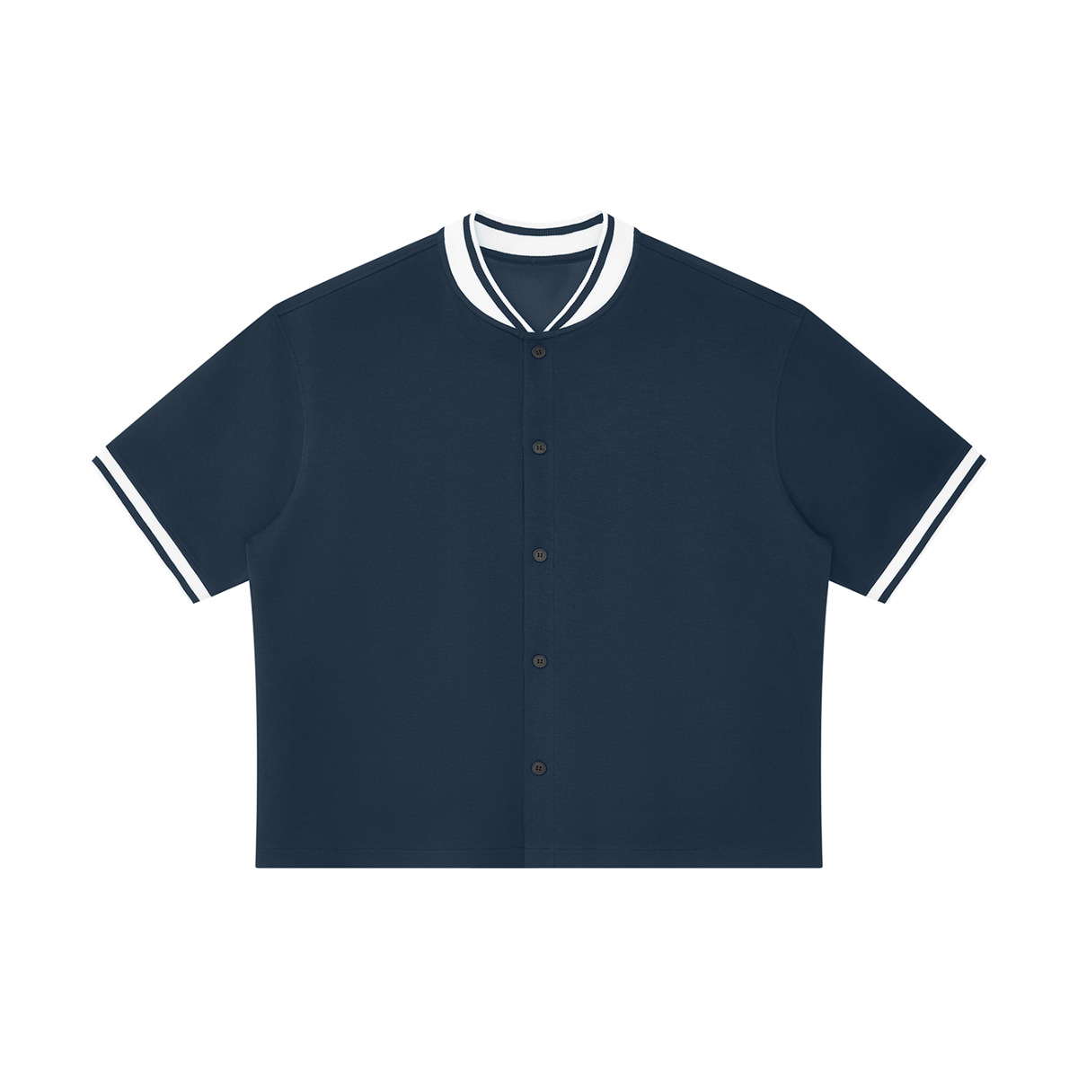 Unisex Oversized Baseball Jersey in navy blue