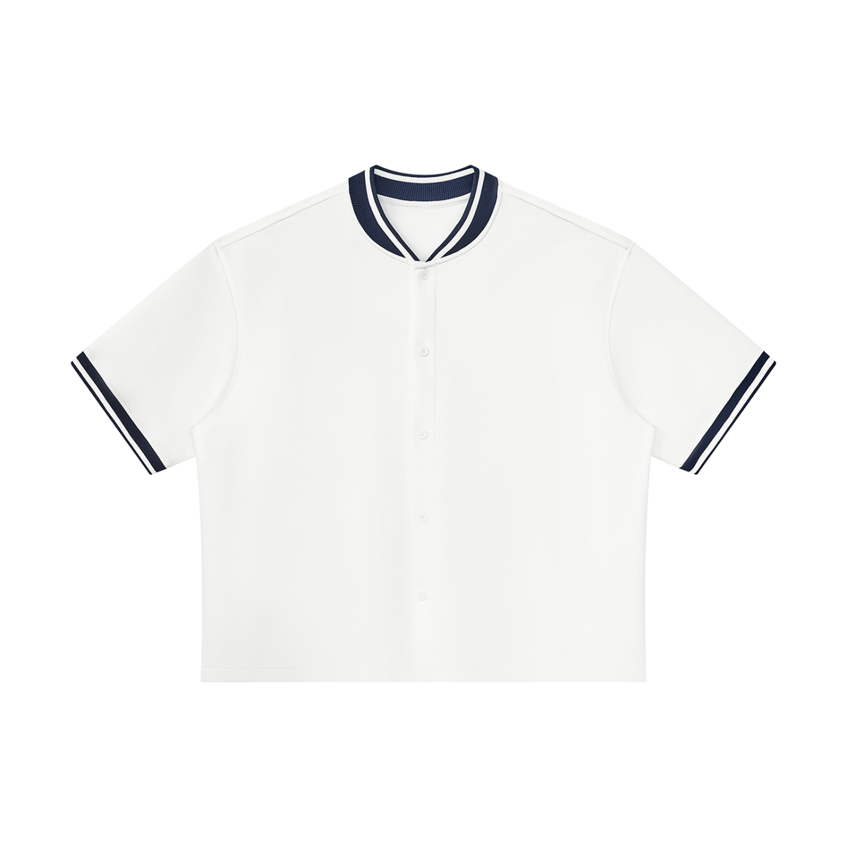 Unisex Oversized Baseball Jersey in white