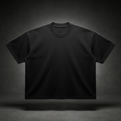 Unisex Oversized Boxy Cotton Blend T-Shirt