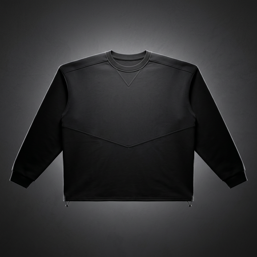 Unisex Oversized Boxy Drawstring Sweatshirt