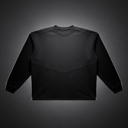 Unisex Oversized Boxy Drawstring Sweatshirt