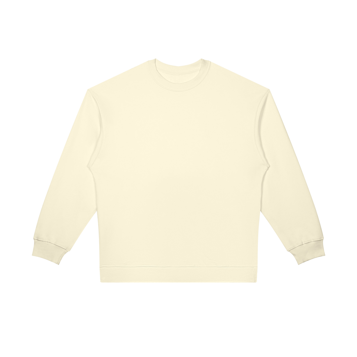 Unisex Oversized Crewneck Sweatshirt in apricot
