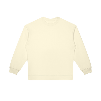 Unisex Oversized Crewneck Sweatshirt in apricot