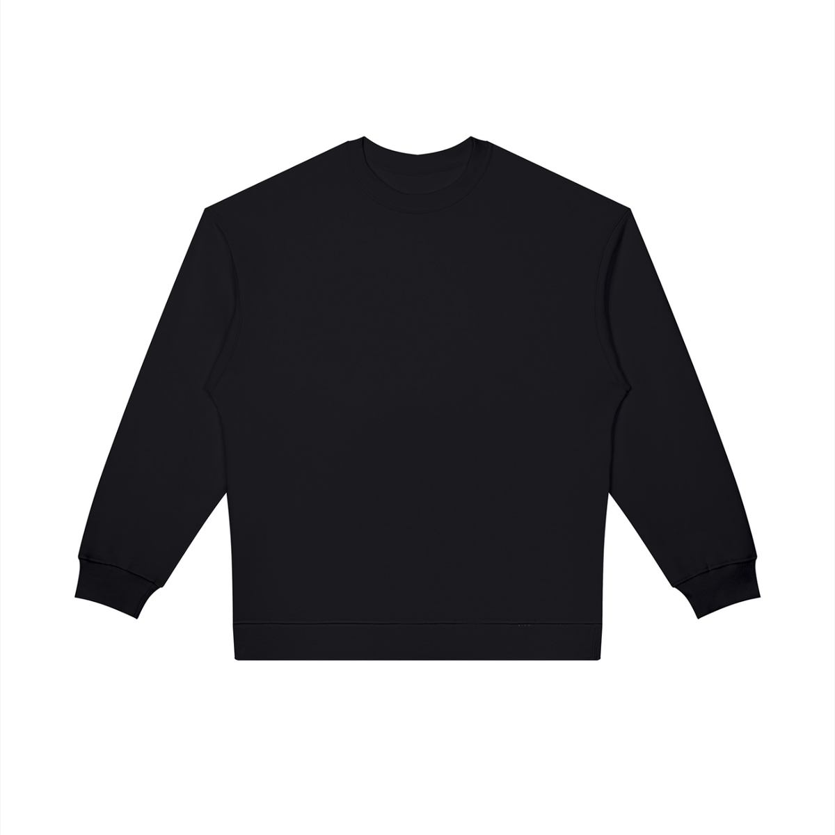 Unisex Oversized Crewneck Sweatshirt in black
