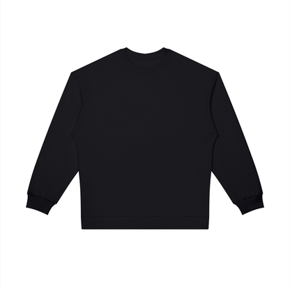 Unisex Oversized Crewneck Sweatshirt in black