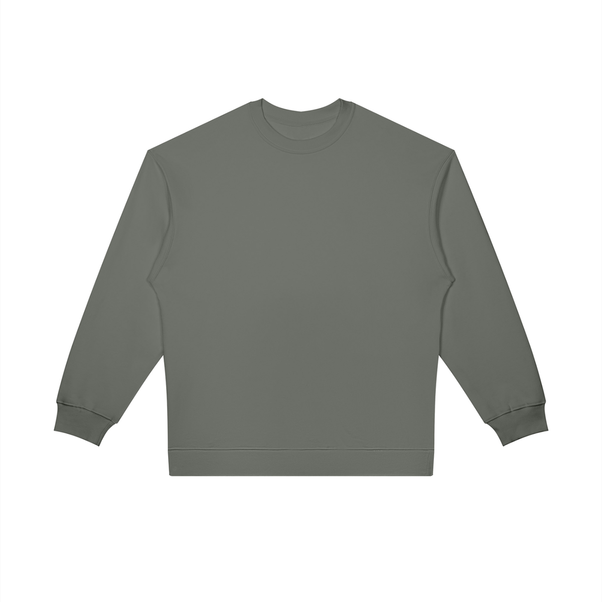 Unisex Oversized Crewneck Sweatshirt in gray
