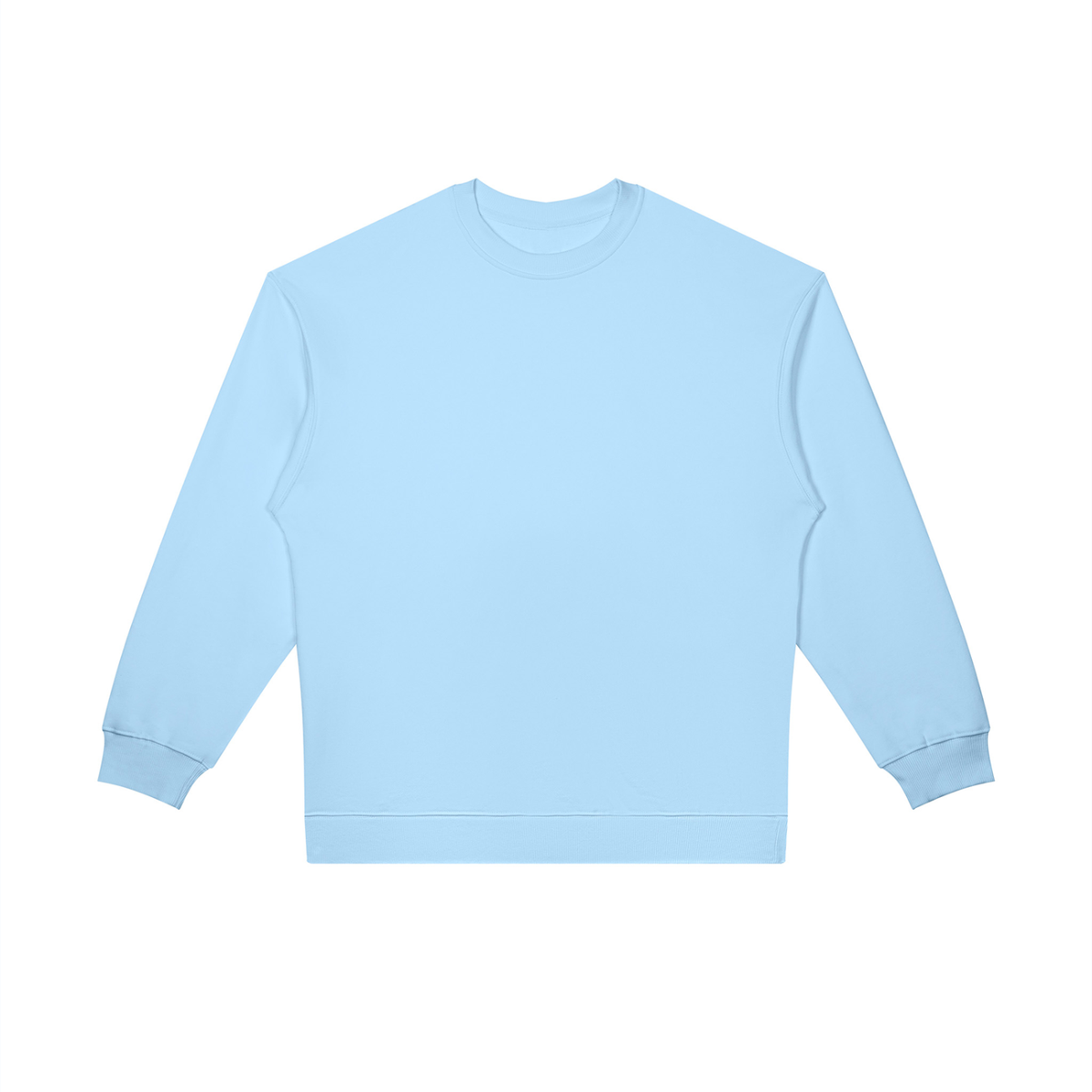 Unisex Oversized Crewneck Sweatshirt in light blue