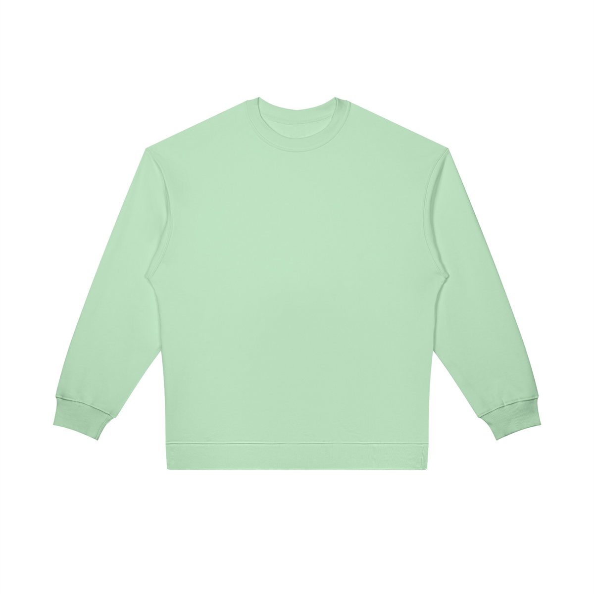 Unisex Oversized Crewneck Sweatshirt in light green