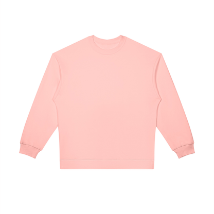 Unisex Oversized Crewneck Sweatshirt in pink