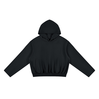 Unisex Oversized Drop Shoulder Hoodie in black