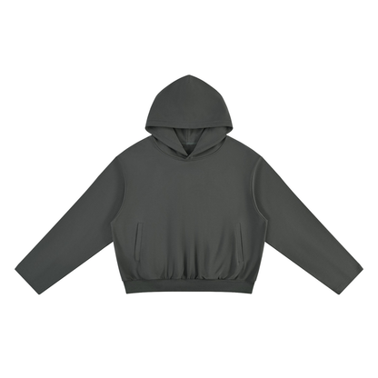 Unisex Oversized Drop Shoulder Hoodie in dark gray