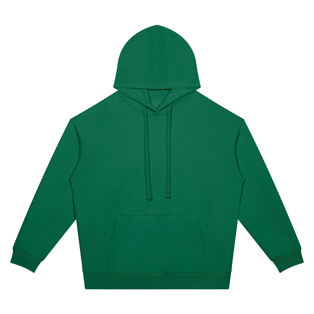 Unisex Oversized Drop Shoulder Pocket Hoodie in blackish green