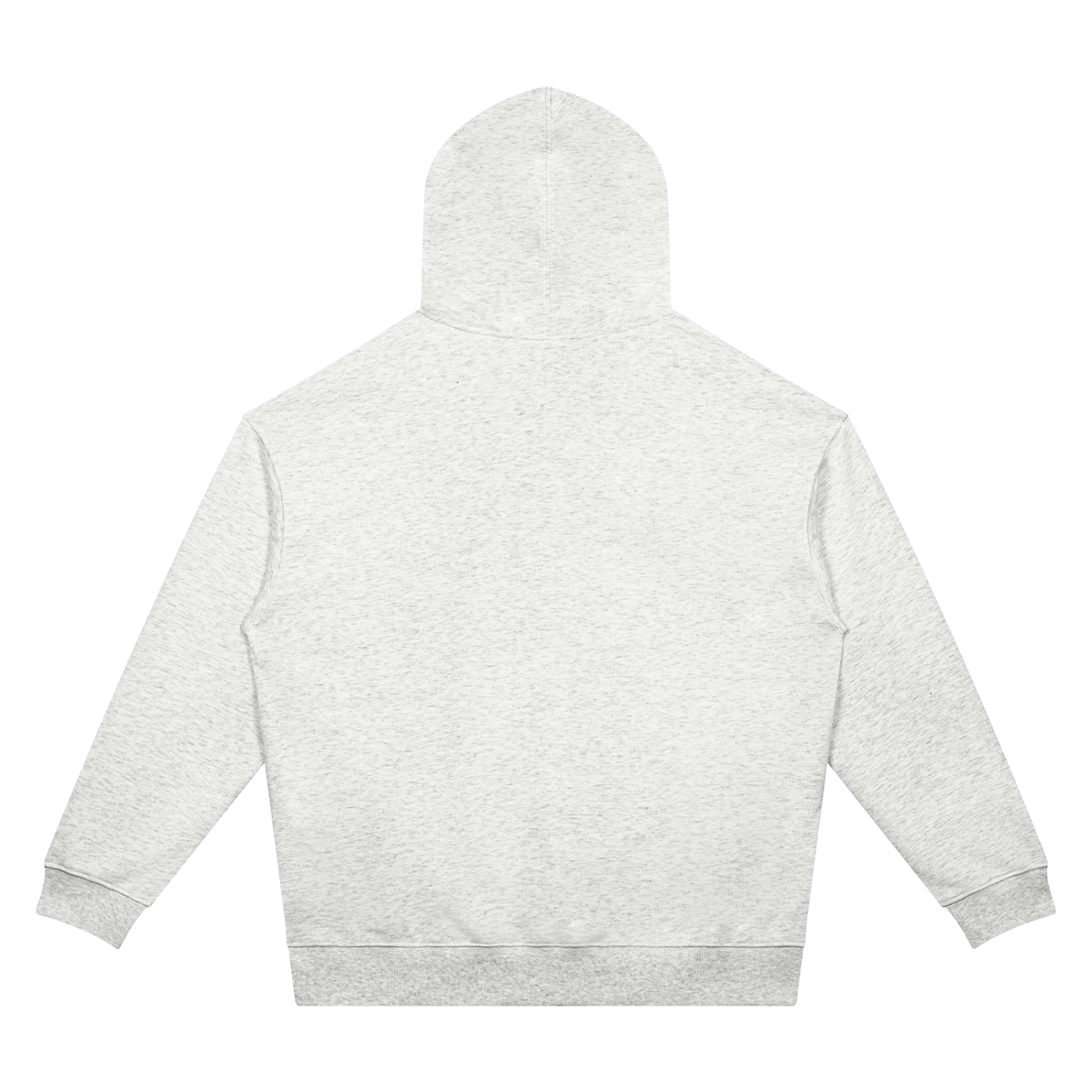 Unisex Oversized Drop Shoulder Pocket Hoodie in flower gray, alternate angle