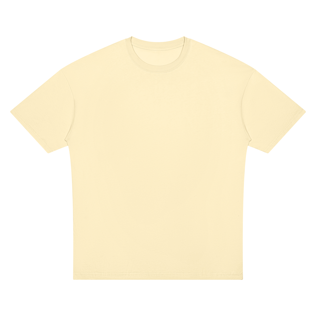 Unisex Oversized Drop Shoulder T-Shirt in apricot