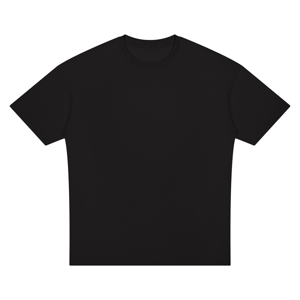Unisex Oversized Drop Shoulder T-Shirt in black