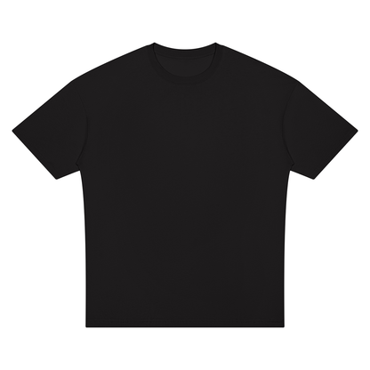 Unisex Oversized Drop Shoulder T-Shirt in black