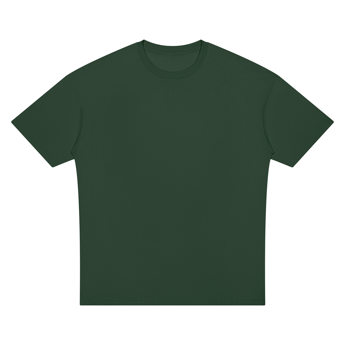 Unisex Oversized Drop Shoulder T-Shirt in blackish green