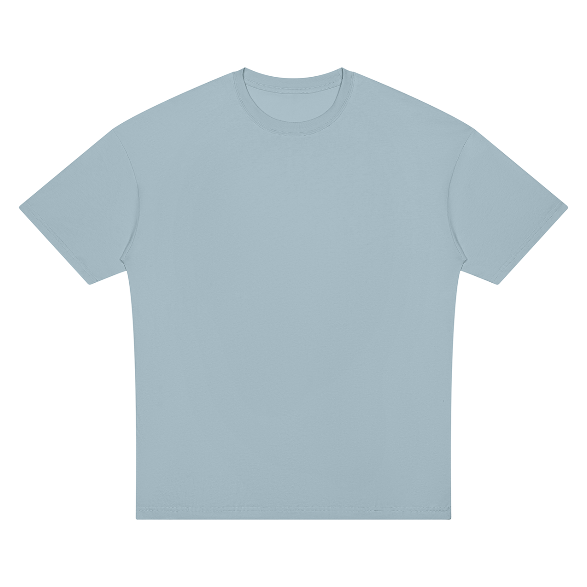 Unisex Oversized Drop Shoulder T-Shirt in gray blue