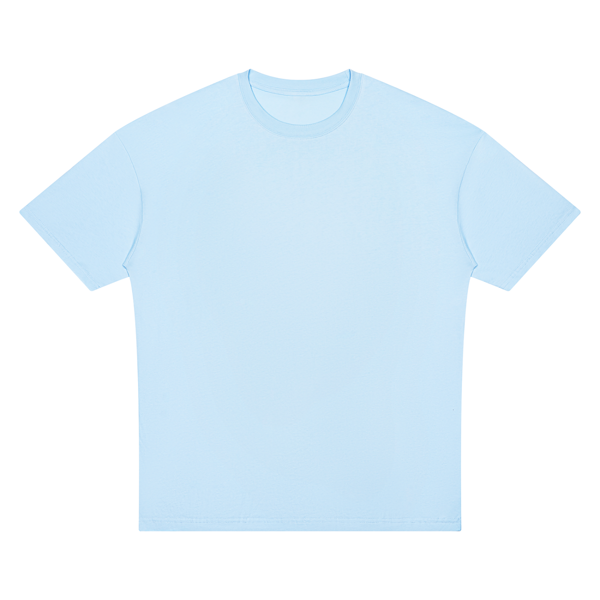 Unisex Oversized Drop Shoulder T-Shirt in sky blue