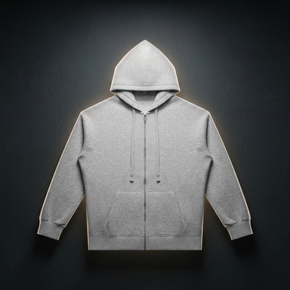 Unisex Oversized Full Zip Hoodie, view 1