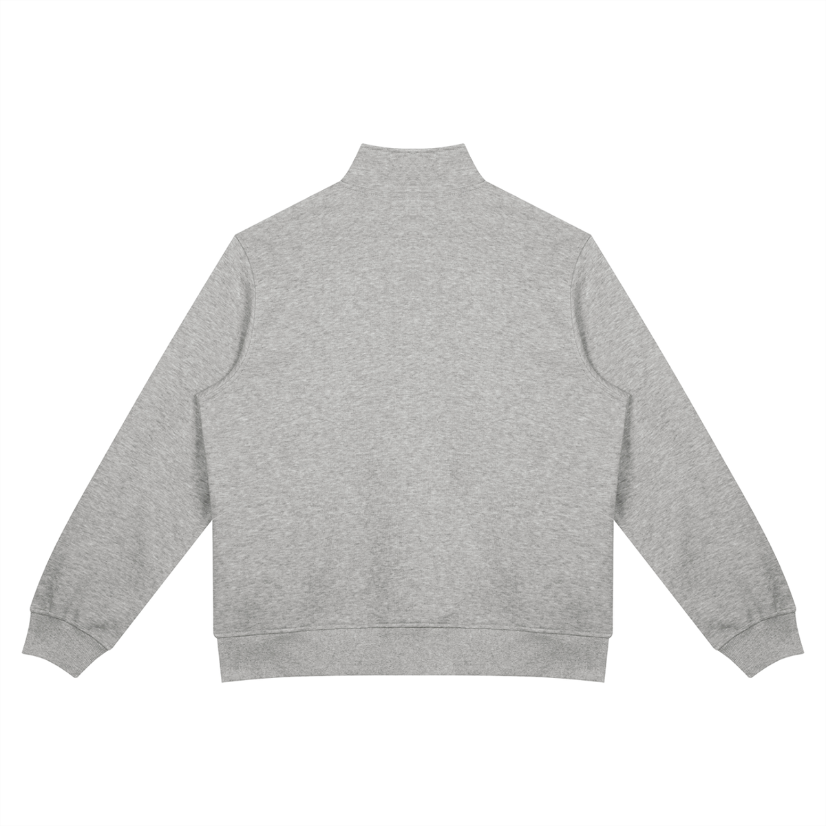 Unisex Oversized Full Zip Jacket in flower gray, alternate angle