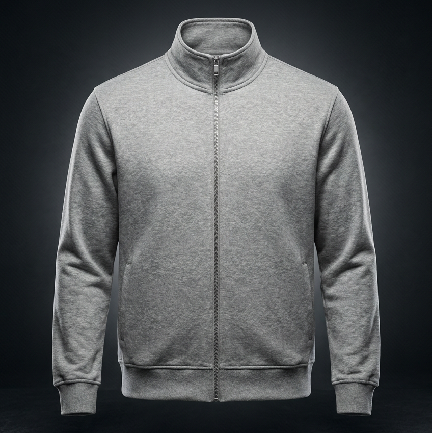 Unisex Oversized Full Zip Jacket, view 1