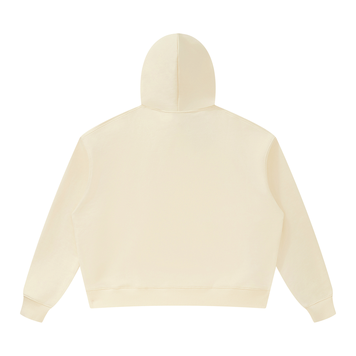 Unisex Oversized Heavyweight Hoodie in apricot, alternate angle