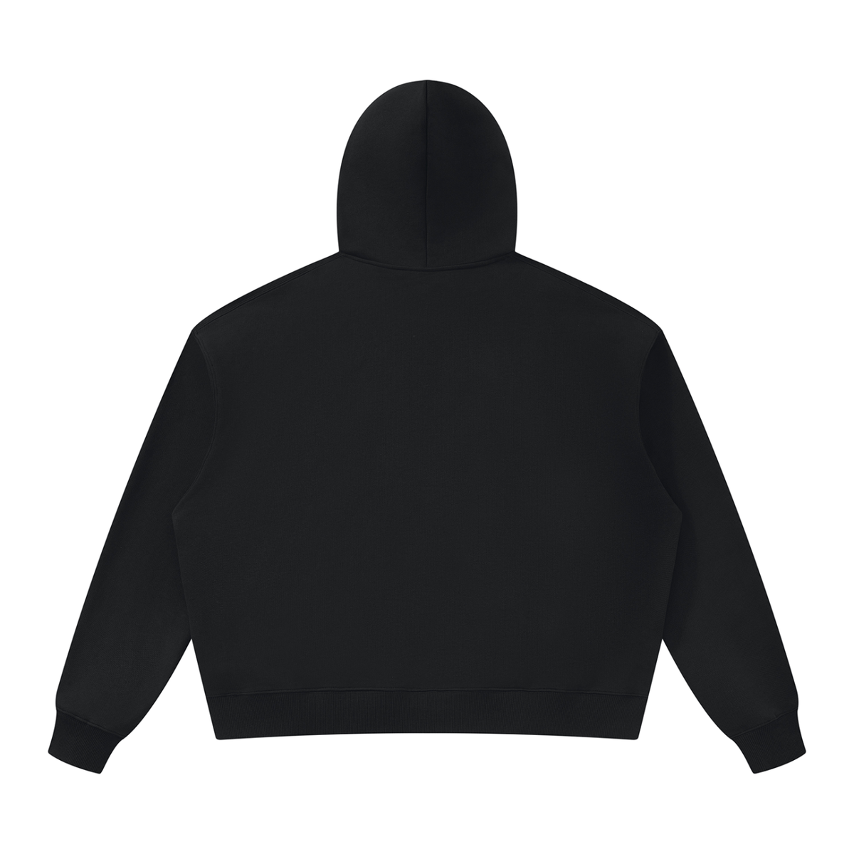 Unisex Oversized Heavyweight Hoodie in black, alternate angle