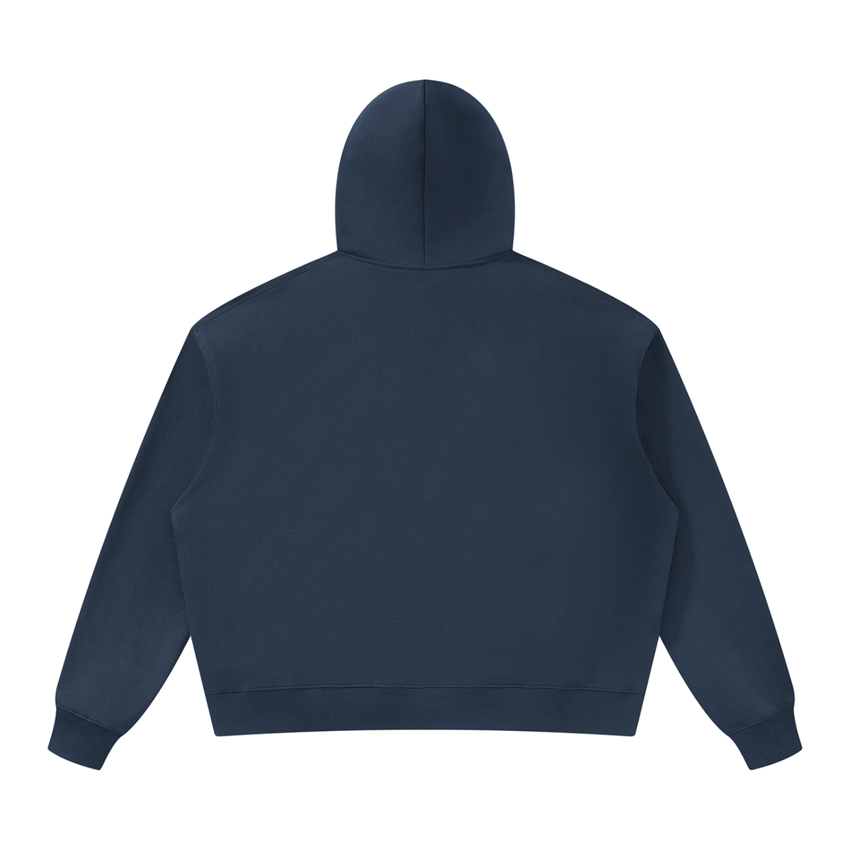 Unisex Oversized Heavyweight Hoodie in navy blue, alternate angle