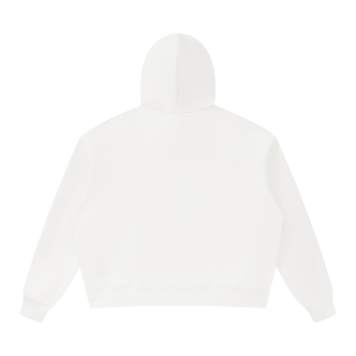 Unisex Oversized Heavyweight Hoodie in white, alternate angle