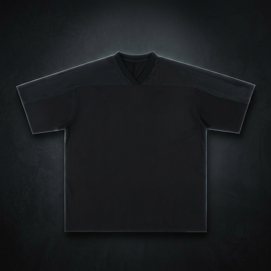 Unisex Oversized Mesh V-Neck Soccer Jersey