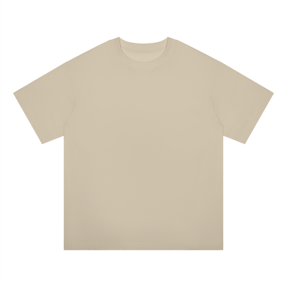 Unisex Oversized Midweight Cotton T-Shirt in apricot