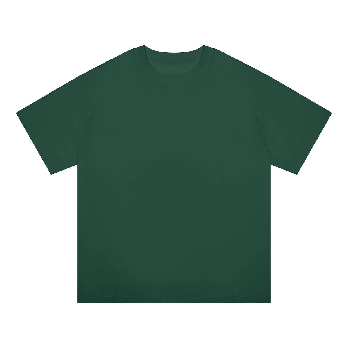 Unisex Oversized Midweight Cotton T-Shirt in blackish green