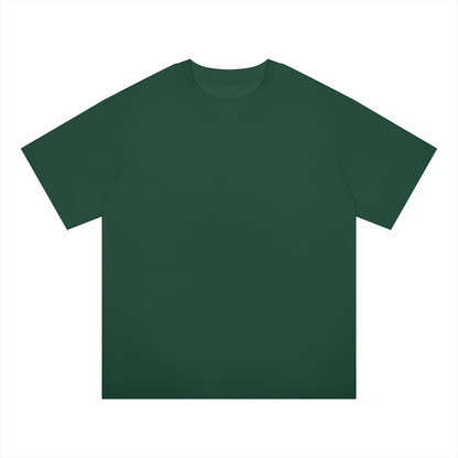 Unisex Oversized Midweight Cotton T-Shirt in blackish green