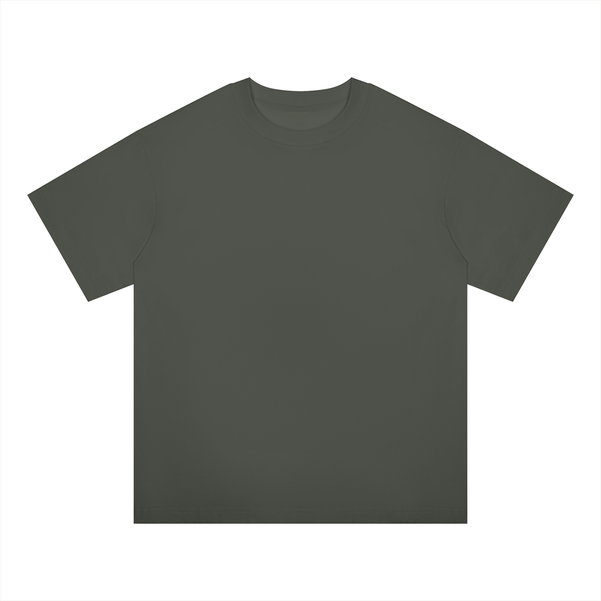 Unisex Oversized Midweight Cotton T-Shirt in dark gray