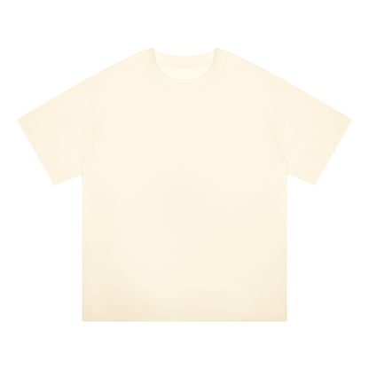 Unisex Oversized Midweight Cotton T-Shirt in light apricot