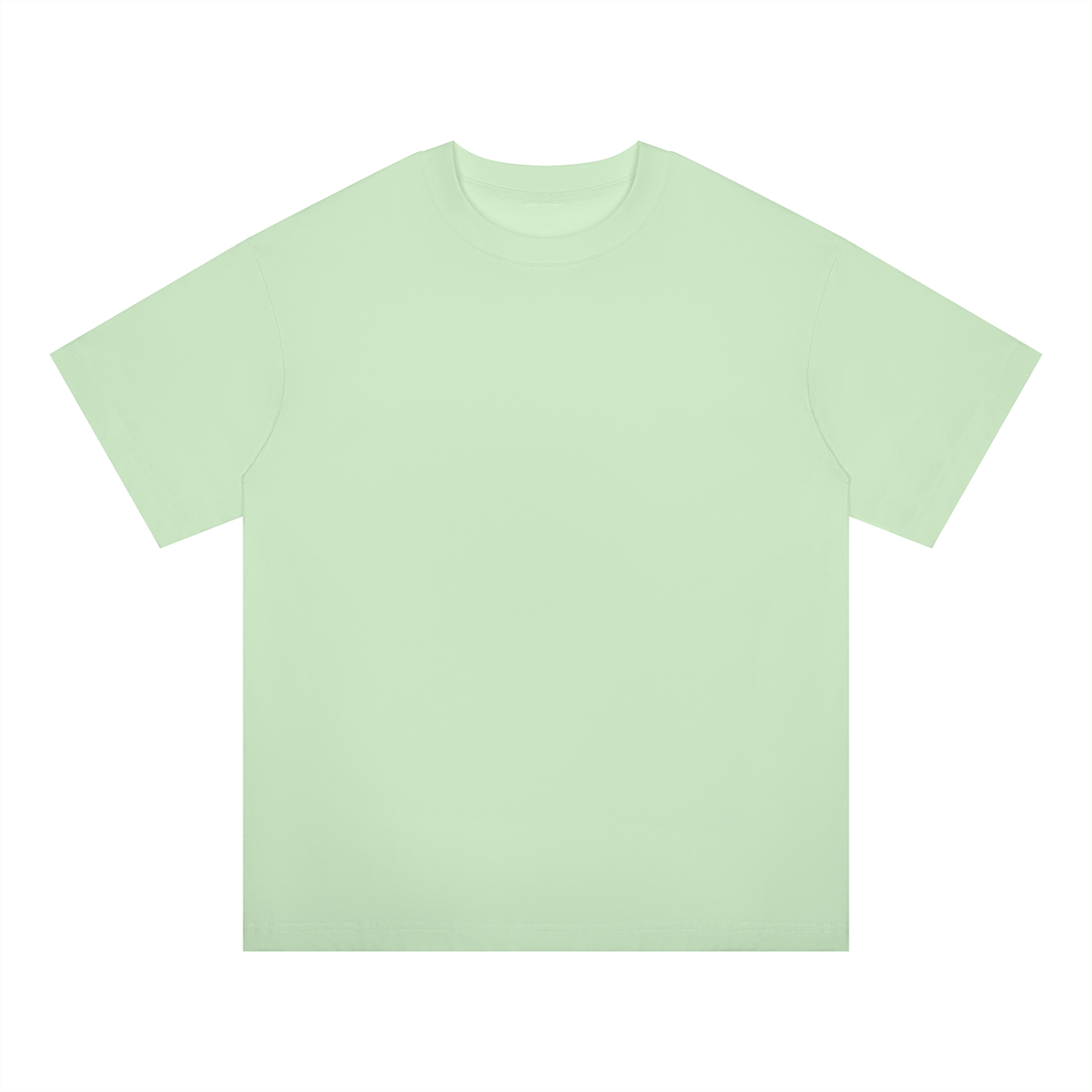 Unisex Oversized Midweight Cotton T-Shirt in light green