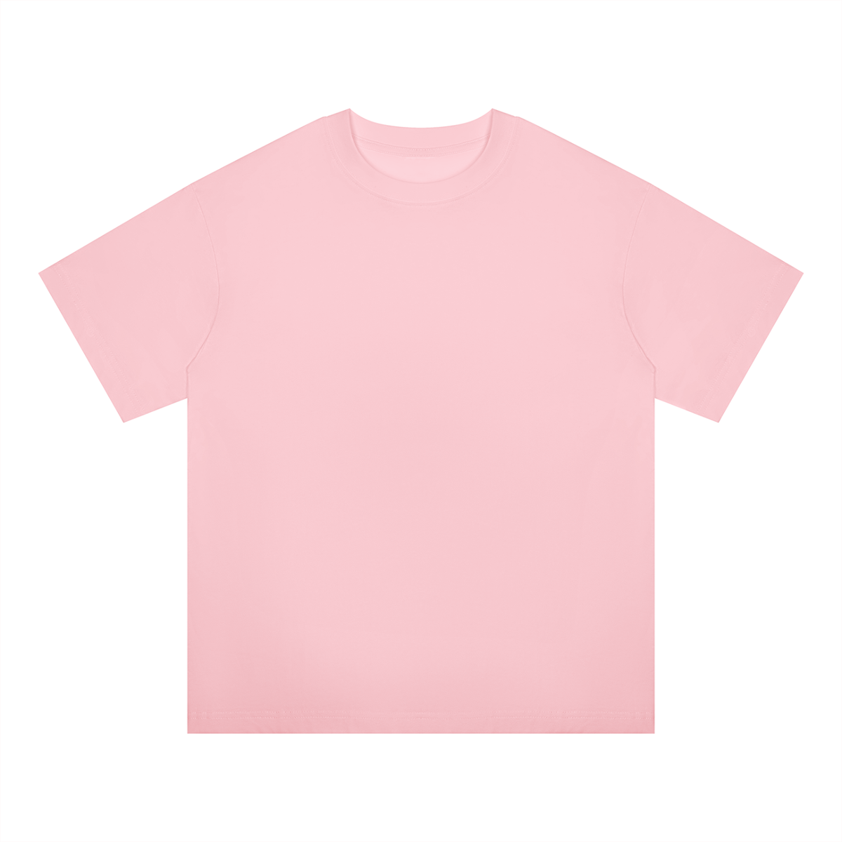 Unisex Oversized Midweight Cotton T-Shirt in light pink