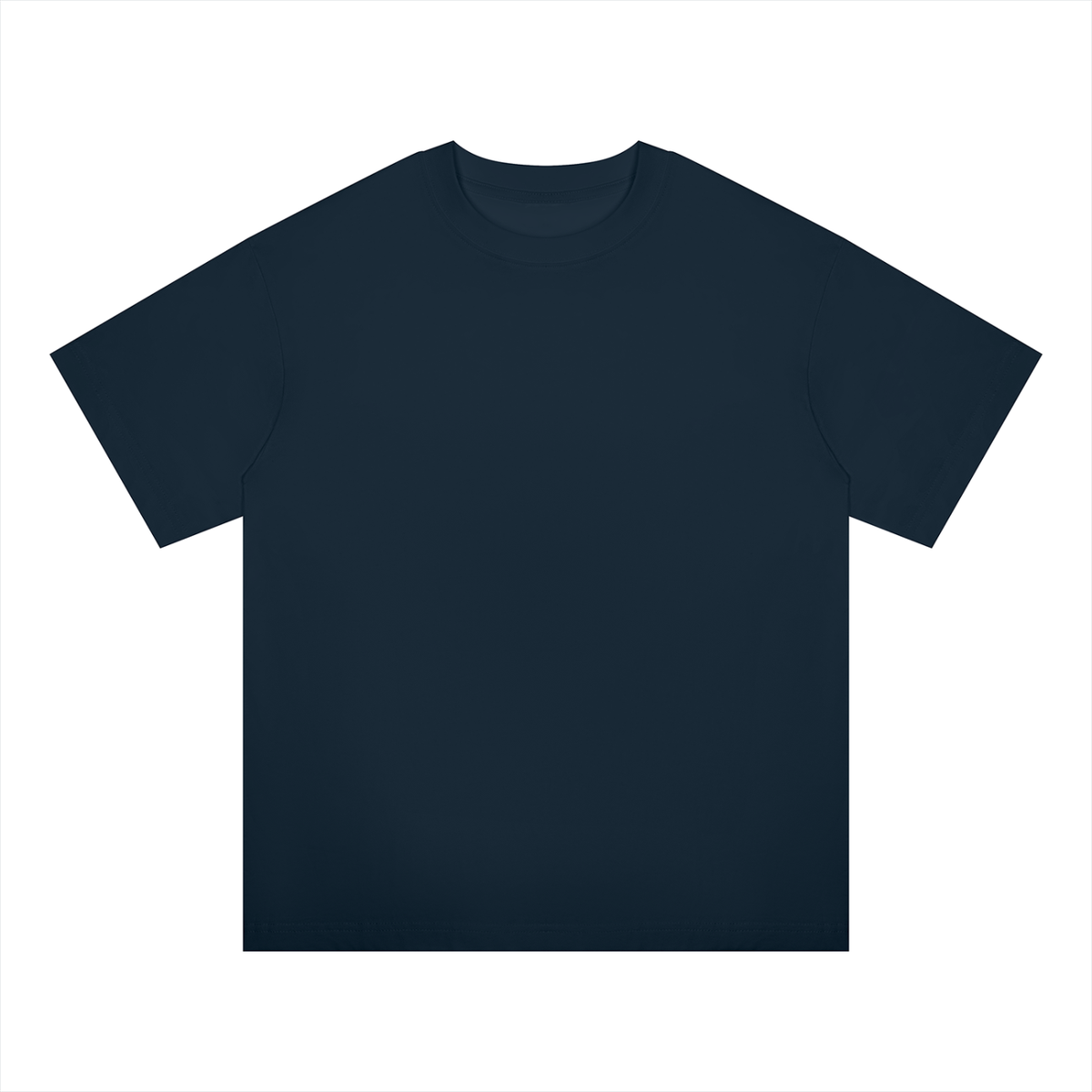 Unisex Oversized Midweight Cotton T-Shirt in navy blue