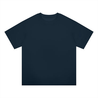 Unisex Oversized Midweight Cotton T-Shirt in navy blue