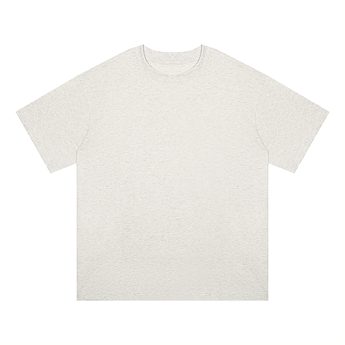 Unisex Oversized Midweight Cotton T-Shirt in oat gray