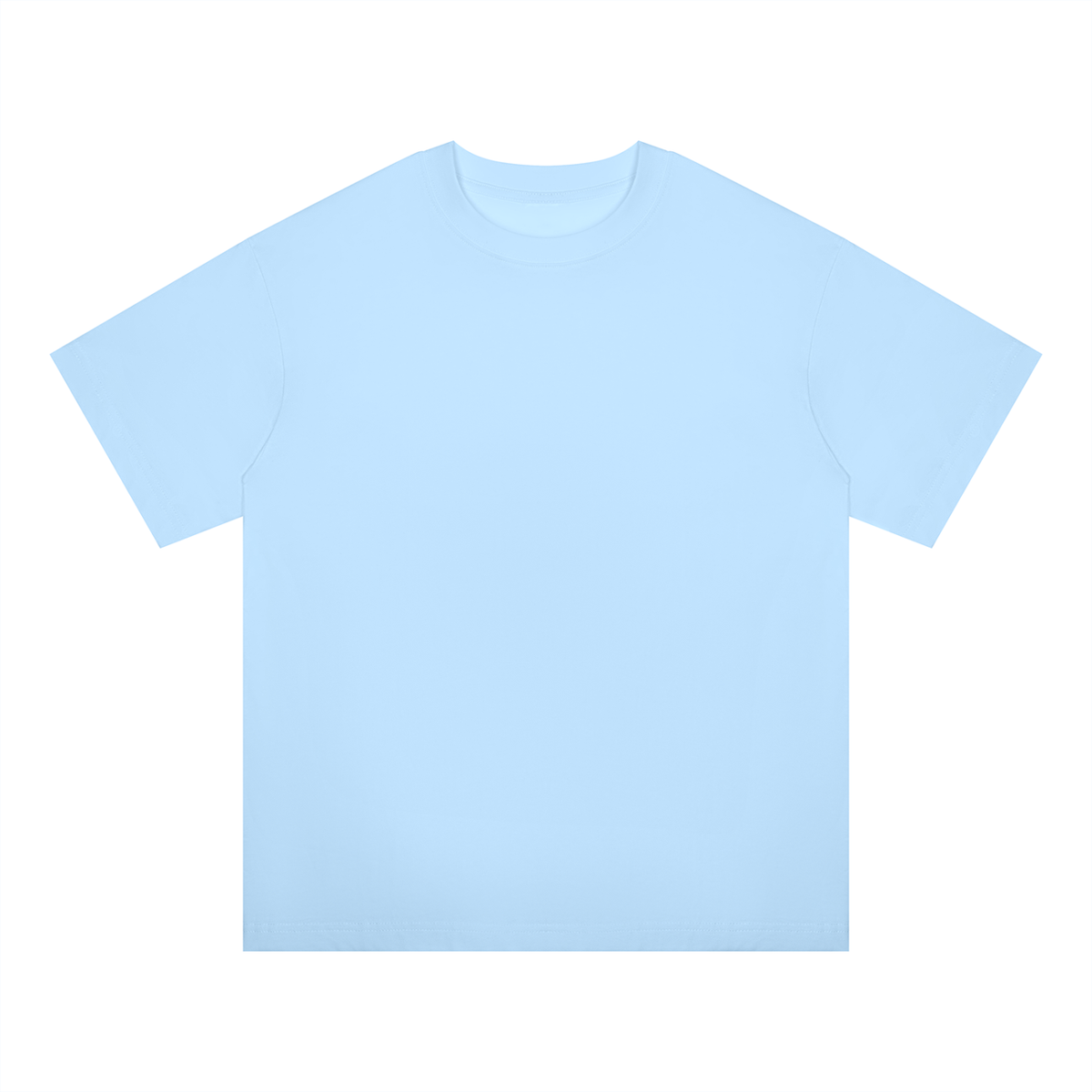 Unisex Oversized Midweight Cotton T-Shirt in sky blue