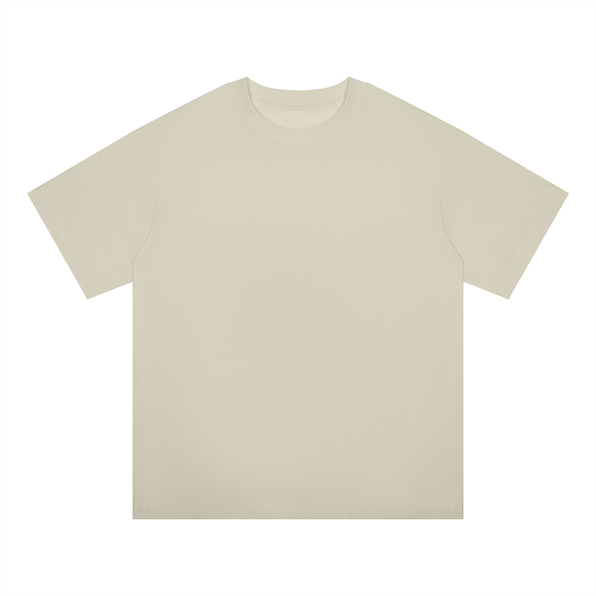 Unisex Oversized Midweight Cotton T-Shirt in white gray