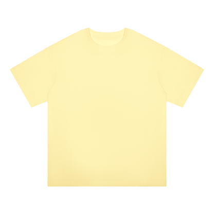 Unisex Oversized Midweight Cotton T-Shirt in yellow