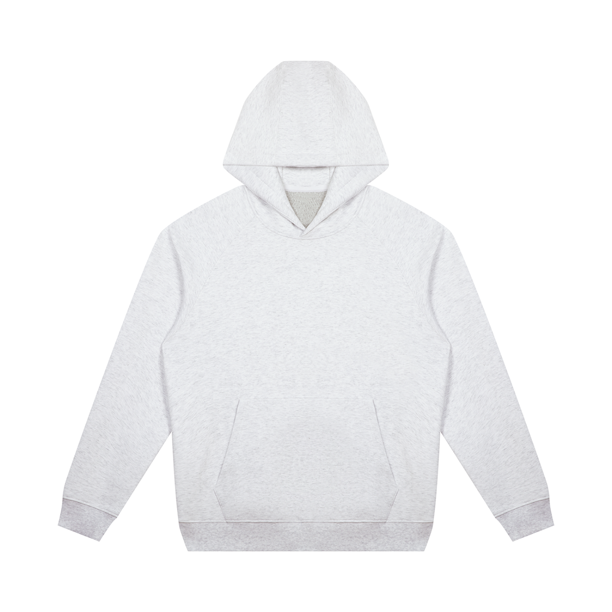 Unisex Oversized Raglan Pullover Hoodie in flower gray