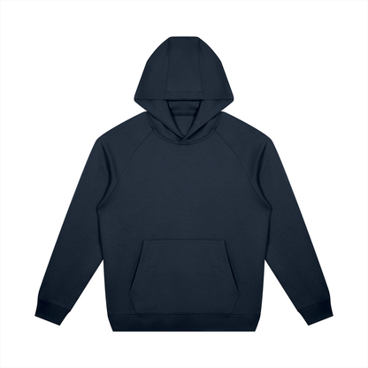 Unisex Oversized Raglan Pullover Hoodie in navy blue